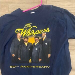 The Whispers 50th Anniversary Navy T-Shirt